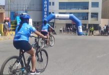 Deporte en pandemia: Municipalidad de Chiclayo realiza exhibición de Triatlón