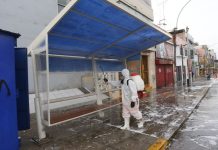 SJM: municipalidad desinfectó espacios públicos en feriado largo