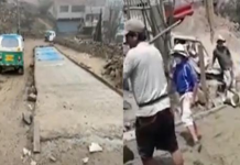MUNICIPALIDAD DE VILLA MARÍA DEL TRIUNFO MULTA A VECINOS POR CONSTRUIR PISTA