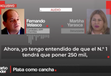 CANDIDATO A LA ALCALDÍA DE CHORRILLOS POR ALIANZA PARA EL PROGRESO ES CUESTIONADO POR COBRO DE CUPOS