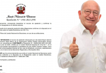 CANDIDATO DE SOMOS PERÚ POR SAN JUAN DE MIRAFLORES QUEDA FUERA DE LAS ELECCIONES MUNICIPALES