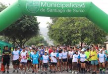 SURCO: 1500 DEPORTISTAS PARTICIPARON EN CARRERA 7K ORGANIZADO POR LA MUNICIPALIDAD IMAGEN: DIFUSIÓN