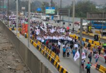 MÁS DE MIL 500 ALCALDES Y 30 MIL POBLADORES MARCHARON AL CONGRESO Y A PALACIO DE GOBIERNO PARA EXIGIR LA DESCENTRALIZACIÓN DE LOS RECURSOS
