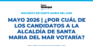 Encuesta: MAYO 2026 | ¿Por cuál de los candidatos a la Alcaldía de SANTA MARIA DEL MAR votaría? (SANTA MARIA DEL MAR)