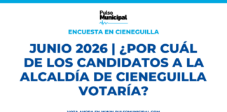 Encuesta: JUNIO 2026 | ¿Por cuál de los candidatos a la Alcaldía de CIENEGUILLA votaría? (CIENEGUILLA)