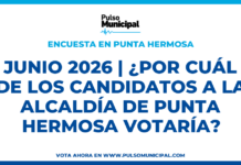 Encuesta: JUNIO 2026 | ¿Por cuál de los candidatos a la Alcaldía de PUNTA HERMOSA votaría? (PUNTA HERMOSA)