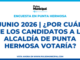 Encuesta: JUNIO 2026 | ¿Por cuál de los candidatos a la Alcaldía de PUNTA HERMOSA votaría? (PUNTA HERMOSA)