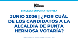 Encuesta: JUNIO 2026 | ¿Por cuál de los candidatos a la Alcaldía de PUNTA HERMOSA votaría? (PUNTA HERMOSA)
