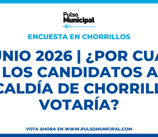 Encuesta: JUNIO 2026 | ¿Por cuál de los candidatos a la Alcaldía de CHORRILLOS votaría? (CHORRILLOS)
